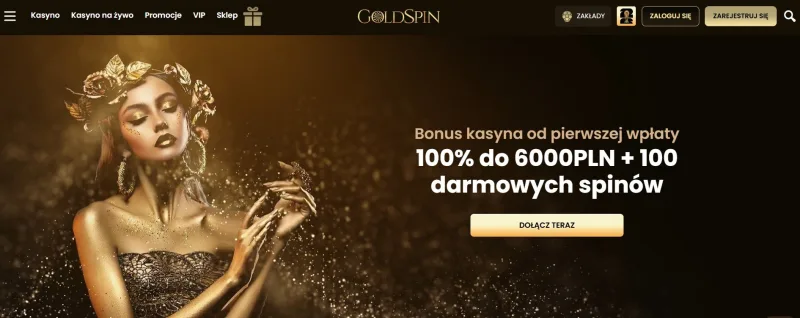 Goldspin - legalne kasyno online